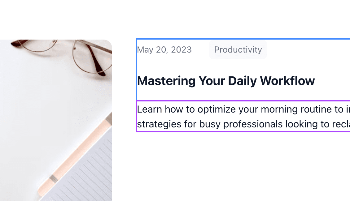 Dynamic list and detail pages powered by a CMS collection